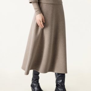 FuzzLuxe Essential Midi A-line Circle Skirt