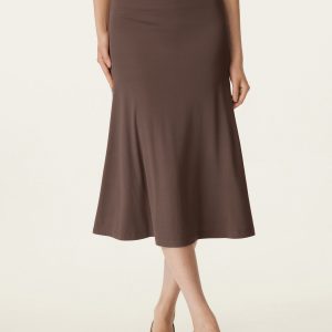 Breezy Pull-on Mermaid Midi Skirt